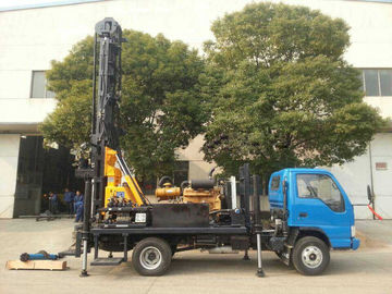 KW20 قابل حمل حفاری ماشین حفاری چاه آب حفاری کامیون نصب شده است