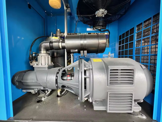 کمپرسور برق 55 کلووایت 100 اسب بخار 10m3/min کمپرسور هوا 8 بار کمپرسور گاز چرخش BK55-8G